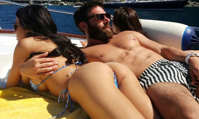 Dan Bilzerian trains with Lance Armstrong